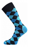 Bunte Socken in jede Gesellschaft blau 1