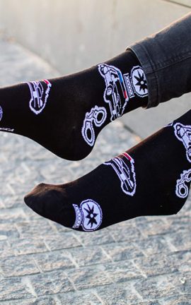 Bunte Socken für Polizisten