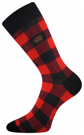 Bunte Socken Holzfäller