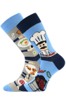 Bunte Socken mit Koch