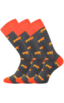 Bunte Socken der Loewe