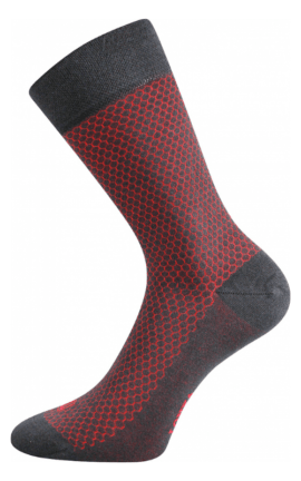 Elegante Socken zum Anzug Rot