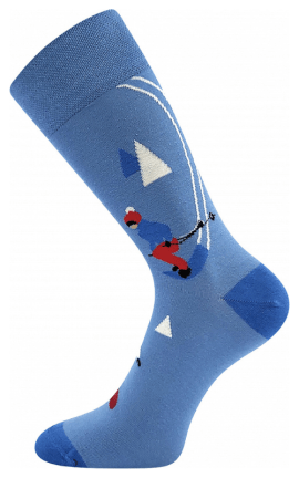 Bunte Socken Schifahrer in Ischgl