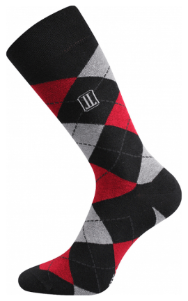 Herrensocken mit einem klassischen Pullover Muster