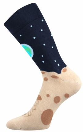 Bunte Socken mit Galaxie