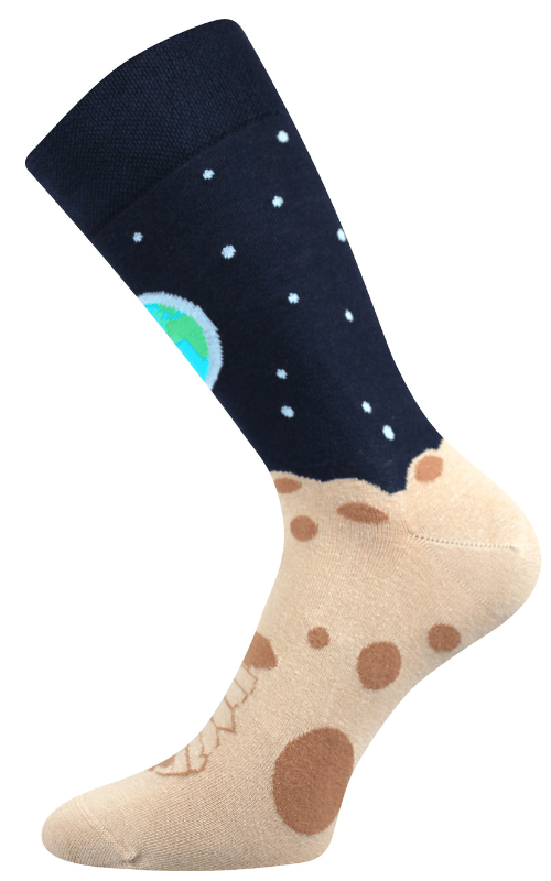Bunte Socken mit Galaxie