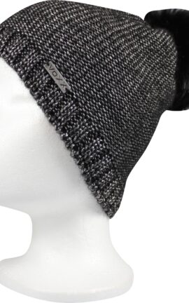 Damen Mütze TALISMAN Schwarz-Silber
