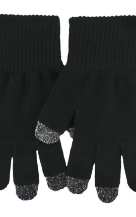 Damen Touchscreen-Handschuhe TOUCH 01 Schwarz