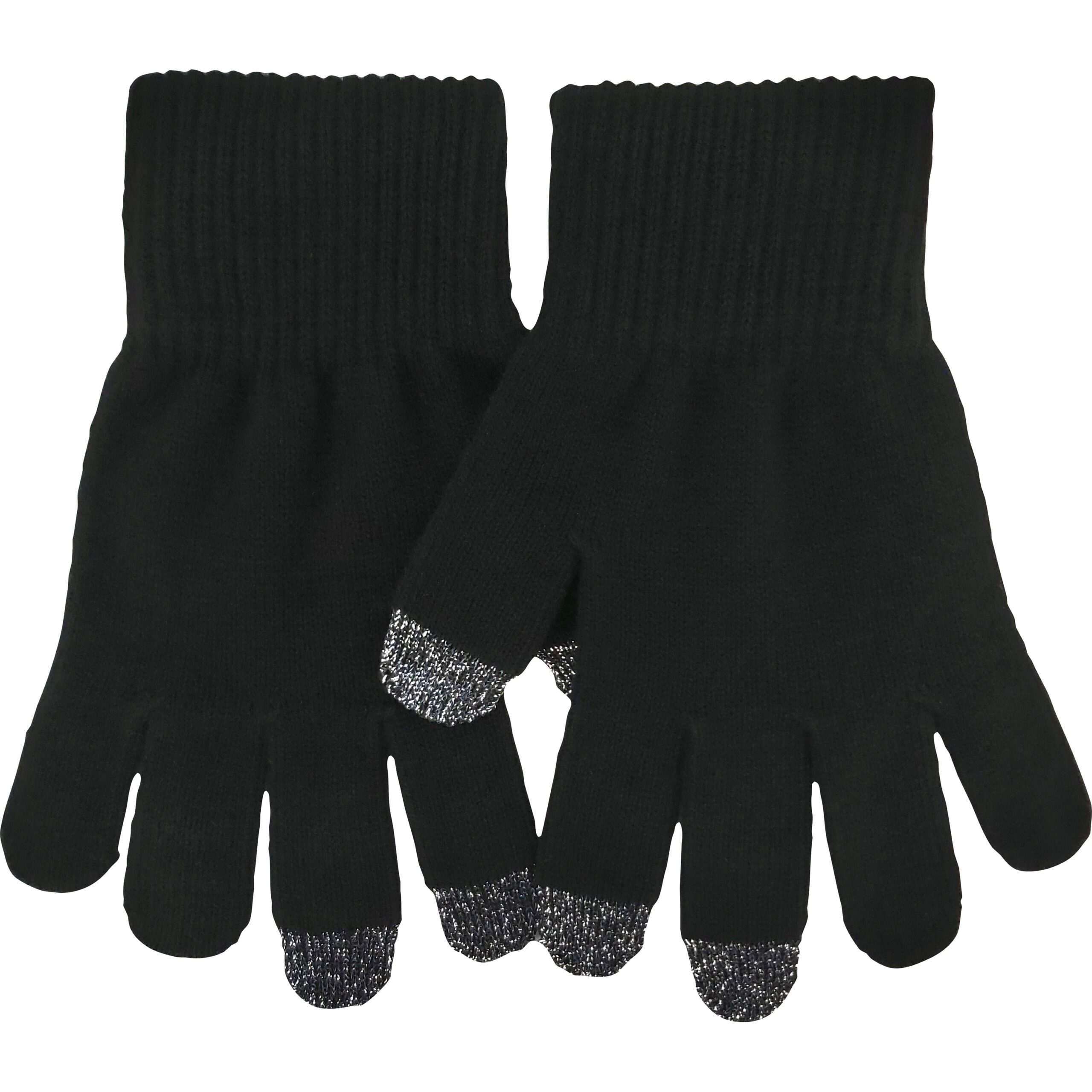Damen Touchscreen-Handschuhe TOUCH 01 Schwarz