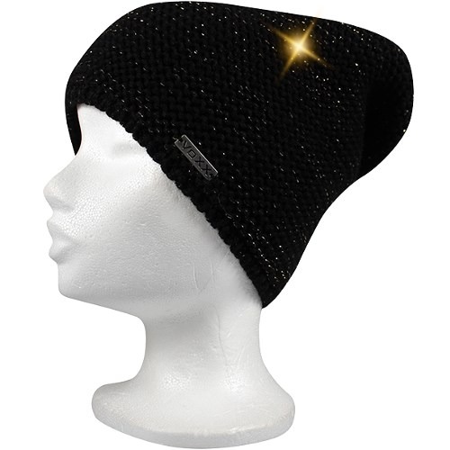 Damen Mütze VIVARO Schwarz-Gold