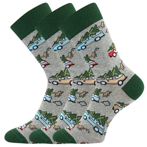 Socken DAMER Weihnachten Autos