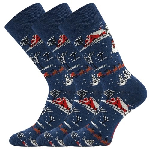 Socken DAMER Weihnachten Winterlandschaft