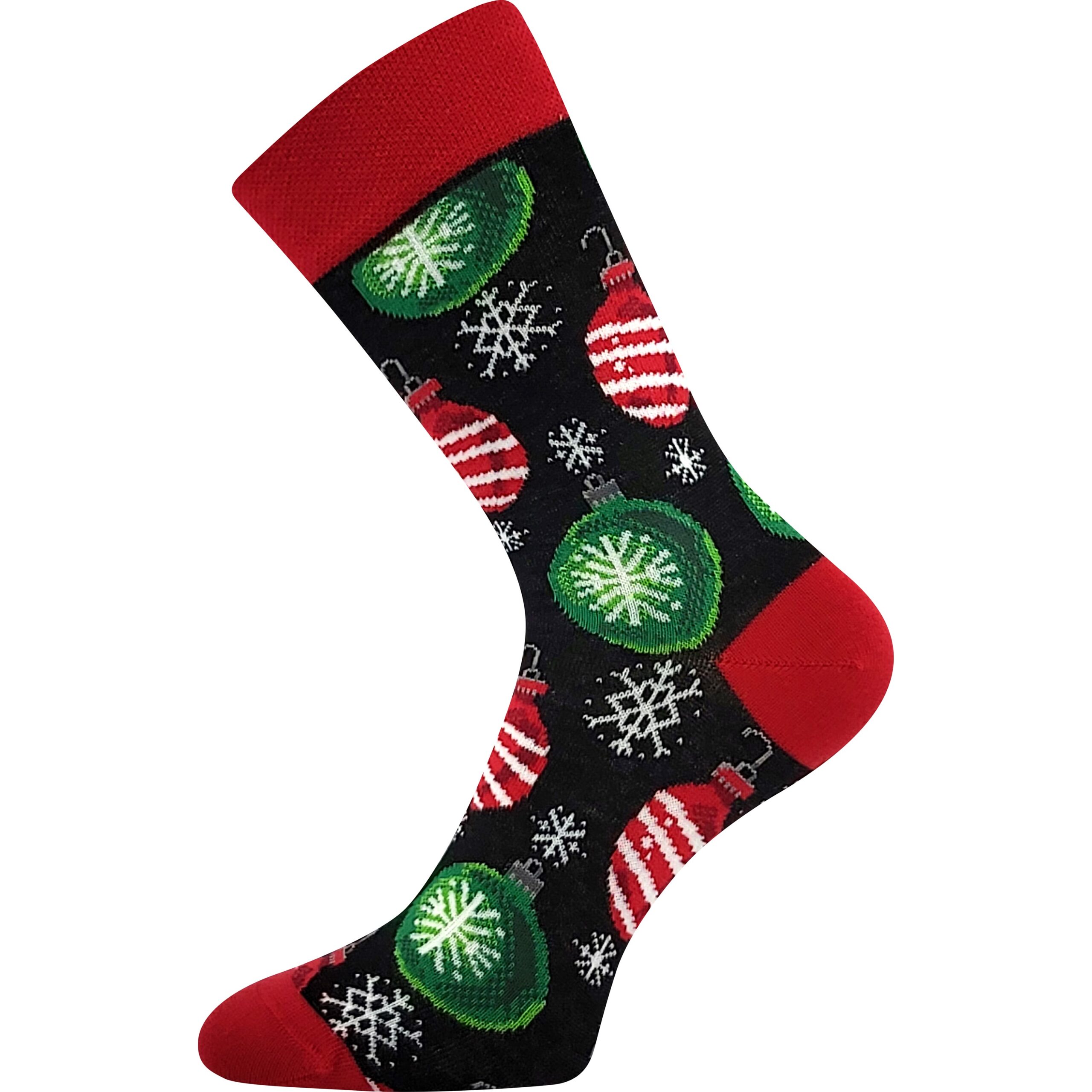 Socken DAMER Weihnachten Christbaumkugeln
