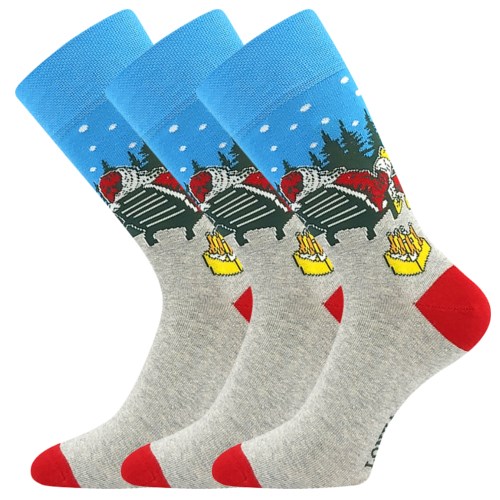 Socken DAMER Weihnachten Santa mit Bier